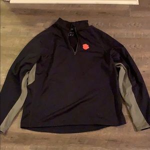 Clemson 1/4 Quarter Zip Fleece Sweater